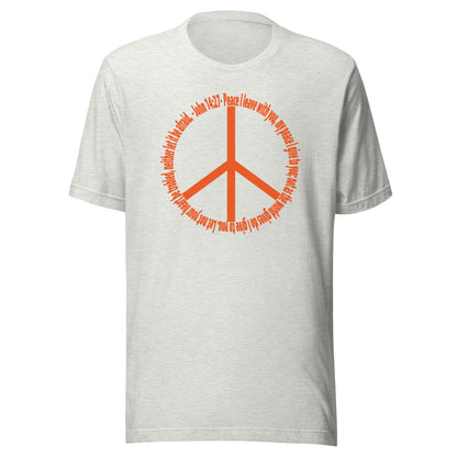 God’s Peace > World Peace short sleeve t-shirt ash