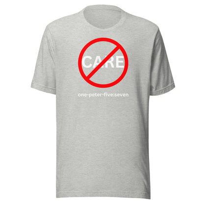 Don’t Care short sleeve t-shirt athletic heather