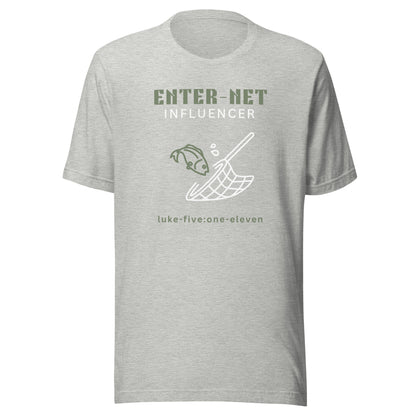 Enter-Net Influencer short sleeve t-shirt athletic heather