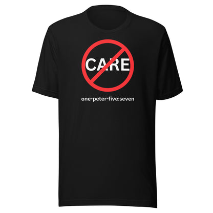 Don’t Care short sleeve t-shirt black