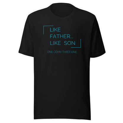 Like Father Like Son short sleeve t-shirt black