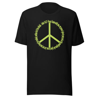 God’s Peace > World Peace short sleeve t-shirt black