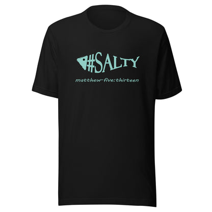 #Salty short sleeve t-shirt black