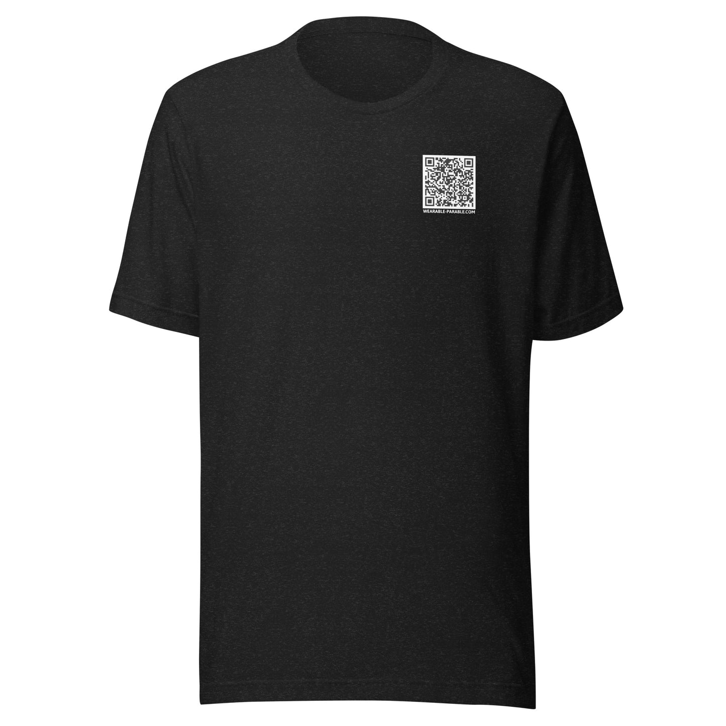 Follow Jesus short sleeve t-shirt black heather