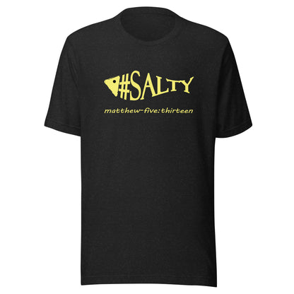 #Salty short sleeve t-shirt black heather