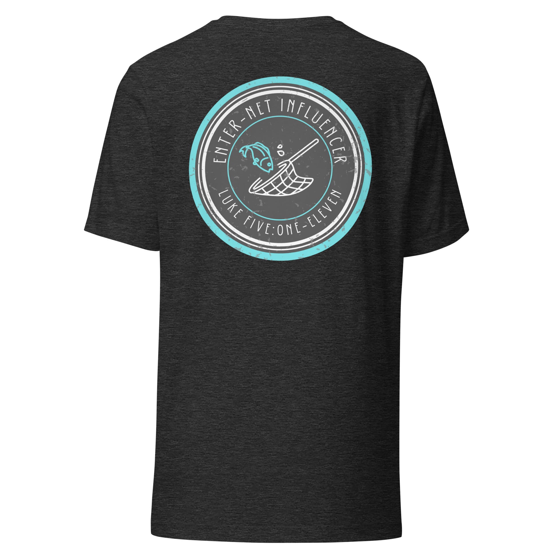 Enter-Net Influencer short sleeve t-shirt dark gray heather