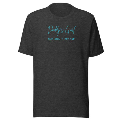 Daddy’s Girl short sleeve t-shirt dark gray heather