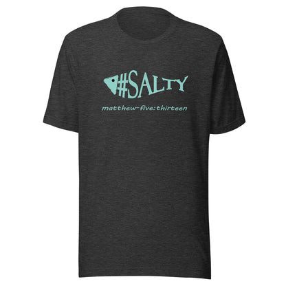 #Salty short sleeve t-shirt dark gray heather