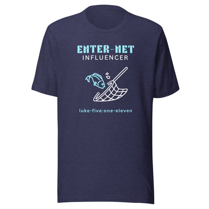 Enter-Net Influencer short sleeve t-shirt heather midnight navy