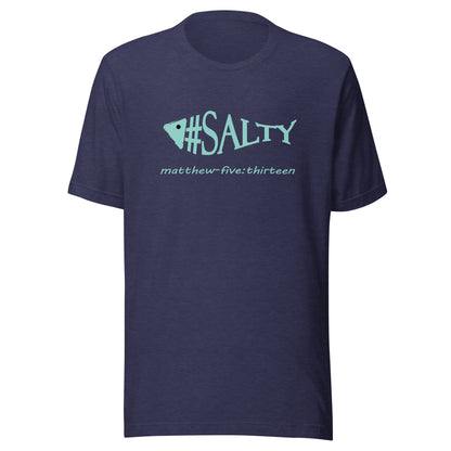 #Salty short sleeve t-shirt heather midnight navy