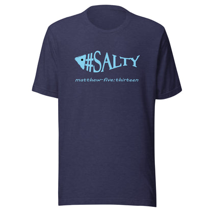 #Salty short sleeve t-shirt heather midnight navy