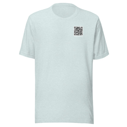 Follow Jesus short sleeve t-shirt heather prism ice blue