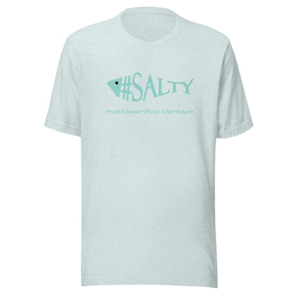 #Salty short sleeve t-shirt heather prism ice blue