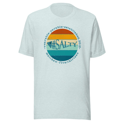 #Salty short sleeve t-shirt heather prism ice blue