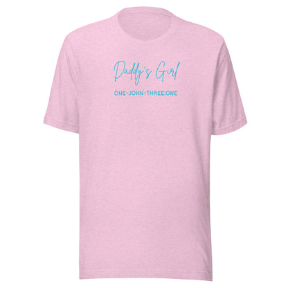 Daddy’s Girl short sleeve t-shirt heather prism lilac