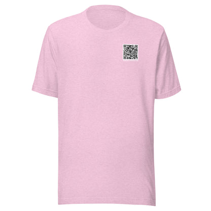 Follow Jesus short sleeve t-shirt heather prism lilac