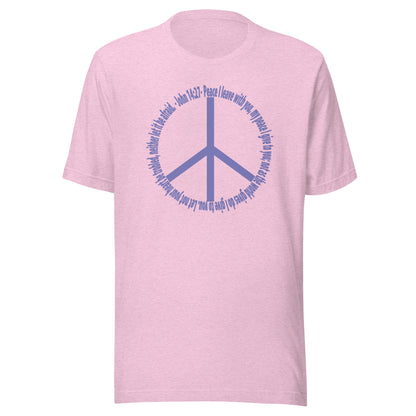 God’s Peace > World Peace short sleeve t-shirt heather prism lilac