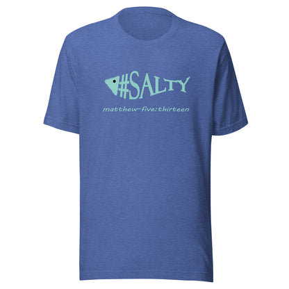 #Salty short sleeve t-shirt heather true royal