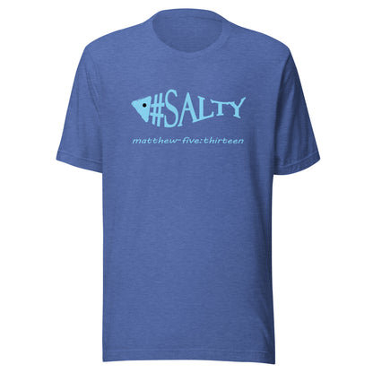 #Salty short sleeve t-shirt heather true royal