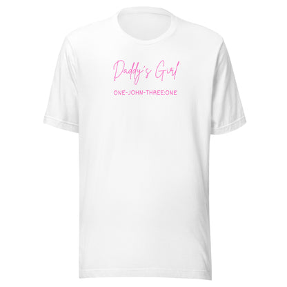 Daddy’s Girl short sleeve t-shirt white