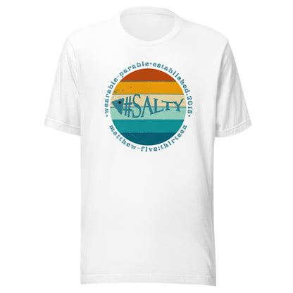 #Salty short sleeve t-shirt white